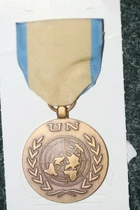 MEDALLA DE NACIONES UNIDAS EDICIÓN ORIGINAL DE ESTADOS UNIDOS PARA SAHARA TALLA COMPLETA - Imagen 1 de 2