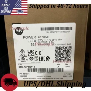 25B-A2P5N114 AB NUOVO PowerFlex 525 0,4KW 0,5HP AC Drive 25BA2P5N114 US Free Tax - Foto 1 di 1