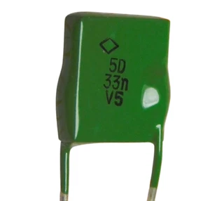 Ceramic capacitor 33nF 5D military CCCP - soviet - NOS - Picture 1 of 9