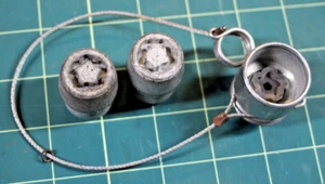GENUINE MCGARD WHEEL LOCK Key & 2 Lug Nuts - Picture 1 of 5