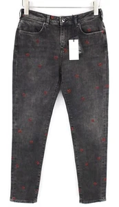 Jeans De Mujer SCOTCH & SODA W25/L32 Grises Slim Boyfriend Stretch - Imagen 1 de 9