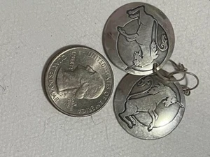 Silber Einhorn Ohrringe - Bild 1 von 2