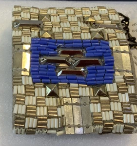 Juicy Couture Pyramide Perlen Reißverschluss Manschette.  J16 - Bild 1 von 3