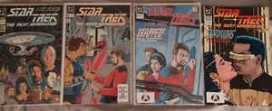 Star Trek: The Next Generation Vol #1,#2,#3 & #5 1989 DC Comics Kiosk EX+ #1 - Bild 1 von 9