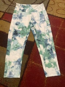 Neu mit Etikett Marika Sports sportliche Yoga-Leggings weiß grün türkis blau L - Bild 1 von 4