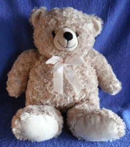 *1700* Cream coloured teddy bear - BABY BIZ - 32cm - plush - Picture 1 of 4