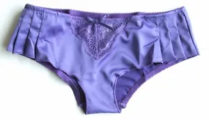 Superpeach size 10 low rise short knickers panties briefs stretchy Purple - Picture 1 of 3