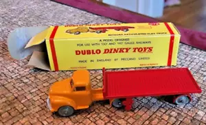 Camion pianale articolato Dinky Dublo Toys quasi come nuovo #072 Bedford - Foto 1 di 5