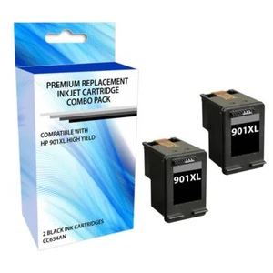 CZ721BN-ER HP 901XL Wysokowydajny czarny wkład atramentowy 2-pak do HP OfficeJet J4500 - Zdjęcie 1 z 1