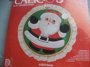 Designs For The Needle Applique Embroidery Felt Hoop Christmas Santa 1982 NIP - Picture 1 of 3