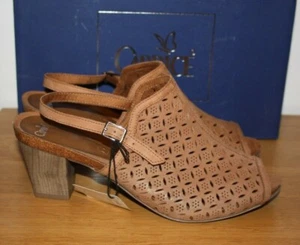 Zapatos Caprice para mujer marrón coñac nobuck punta abierta con cordones varios tamaños nuevos en caja - Imagen 1 de 2