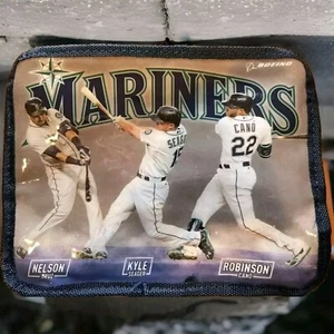 Seattle Mariners MLB Boeing Lunch Box Cooler Bag con Cremallera y Correa Nuevo - Imagen 1 de 3