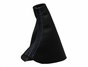Hellblau Faden Echtleder Schaltmanschette Schaltsack Für VOLVO V50 2003-2012 - Bild 1 von 1