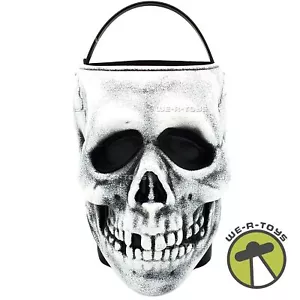 Halloween III Silver Shamrock Skull Candy Pail Don Post Trick or Treat Studios - Picture 1 of 4