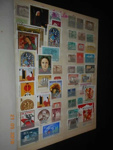Album - Seite mit alten Briefmarken Ungarn - Picture 1 of 1