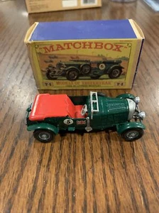 Vintage Matchbox Models of Yesteryear Y5-2 4 1/2 Litre Bentley - Picture 1 of 11
