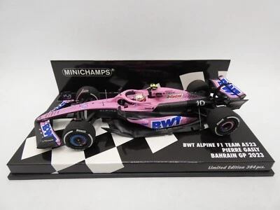 Bwt Alpine F1 Team A523 Pierre Gasly #10 Bahrain Gp 2023 Minichamps 1/43 F1 - Image 1 of 3