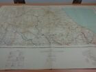 WW2 US Army map of ITALY "PESCARA, AQUILLA, RIETI, TERNI" (ALLIED INVASION).