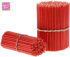 ✅CANDELE IN PURA CERA D'API 50PZ PROFUMATE VARI COLORI ASSORTITE BLU ROSSE NERE - Foto 1 di 6