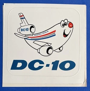 McDonnell Douglas Airlines Sticker- DC-10 - 3.75" Square - Picture 1 of 1