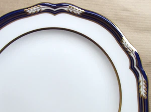 SPODE CHINA CHANCELLOR COBALT Y8439 8" SALAD PLATE (10851) - Picture 1 of 3
