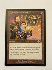 MTG Magic the Gathering Quicksilver Amulet Urza's Legacy