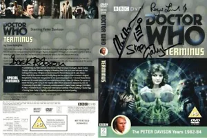 Doctor Who: Terminus DVD Cover Signed by MARK STRICKSON, STEPHEN GALLAGHER +2 - Picture 1 of 1