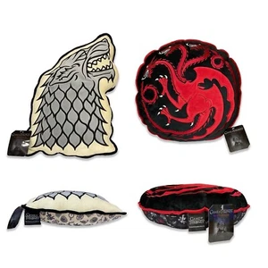 Official Game Of Thrones Stark & Targaryen Sigil Cushion Pillow With Insert - Picture 1 of 9