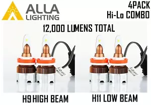 Alla Lighting LED High Low Beam Headlight Bulb Light Kit for CT200H, Xenon White - Picture 1 of 12