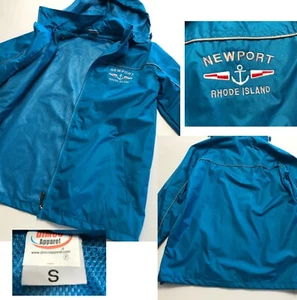 Chaqueta De Colección DIMCO Para Hombres Newport Rhode Island Con Capucha Cremallera Talla S Malla Forrada Vela - Imagen 1 de 23