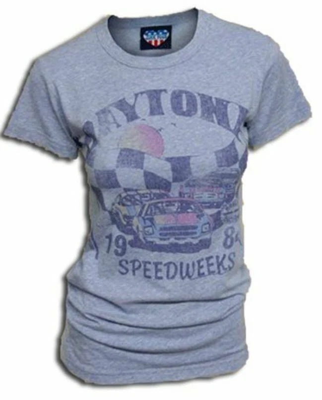 Sports Daytona 1984 Speedweeks порошок синий Tri-blend подростков/женщин футболка футболка - Изображение 1 из 1