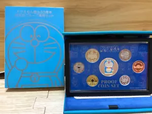 Doraemon 2005 Proof Coin Set 35th Anniversary Japan Mint - Picture 1 of 8
