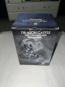 Newport Coast Dragon Castle LED Fountain 2 Tealight Option Dual Power New In Box - Picture 1 of 12