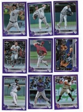 2022 TOPPS CHROME UPDATE PURPLE REFRACTOR CHOOSE YOUR CARD - PICK FROM LIST