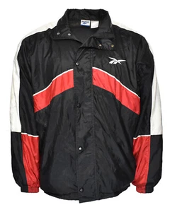 Vintage REEBOK Sportswear 90's Athletic Logo Full-Zip Track Windbreaker Jacket M - Picture 1 of 5