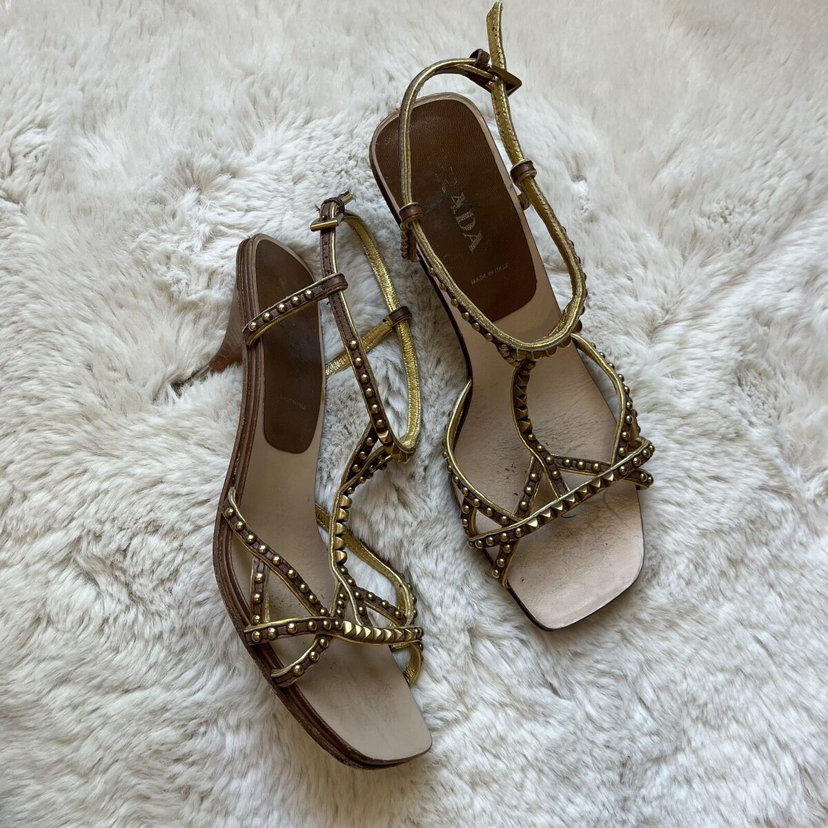PRADA Studded Sandals for Women for sale | eBay PRADA Studded Sandals for Women for sale | eBay