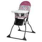Full Size Simple Fold High Chair with Adjustable Tray, Free Spirit Purple