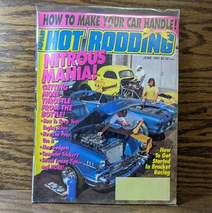 Vintage Popular Hot Rodding Magazine – June 1991 Vol. 30 No. 6 - Nitrous Mania - Imagen 1 de 7