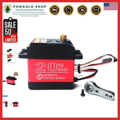 Lightweight 20KG Digital Servo with High Torque - Perfect for Robotics & DIY - Image 1 of 4
