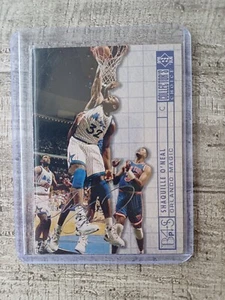 1994-95 Upper Deck Silver Foil Auto Shaquille O'Neal Orlando Magic #390 - Picture 1 of 2