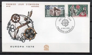 Andorra (French) - Europa Cept - 1976 FDC Cover - VF Used !!!!! (A6284) - Picture 1 of 1