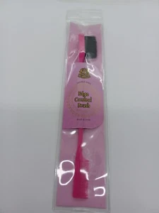 The True Styles Double Sided Edge Control Hair Brush Comb - Hot Pink - Picture 1 of 7