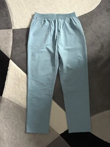 BoohooMan Tech Pants - Blue - Size Medium - Elastic Stretchy - Picture 1 of 3