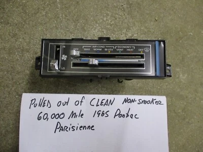 1980-1986 PONTIAC PARISIENNE CAPRICE IMPALA Calentador A/C Climatizador BONITO Foto 1 de 4