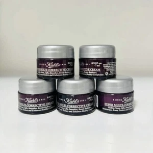 5 x Kiehl's Super Multi-Korrektur für Gesicht & Hals Creme 7ml/0,25oz pro Probe - Bild 1 von 5