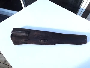 Vintage WWII US Military M1 Garand Rifle Vehicle Leather Scabbard - Picture 1 of 13