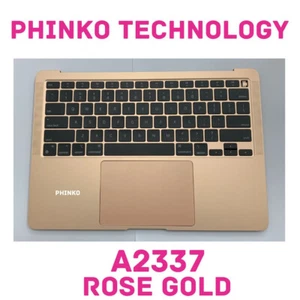 APPLE MACBOOK AIR 13" 2020 A2337 ROSE GOLD TOP CASE KEYBOARD PALMREST - Picture 1 of 2