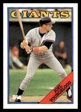 1988 Topps #418 Joel Youngblood San Francisco Giants Baseball card
