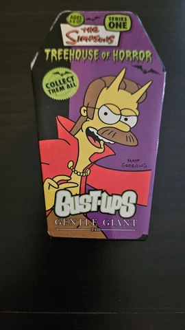 The Simpsons Bust Ups Gentle Giant THOH RED CHASE figure Devil Fanders Cover