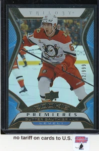 2024-25 Upper Deck Trilogy Rookie Premiere Level 1 #T12 Cutter Gauthier 52/999 - Picture 1 of 2